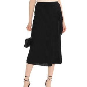 NWOT Helmut Lang wool midi skirt